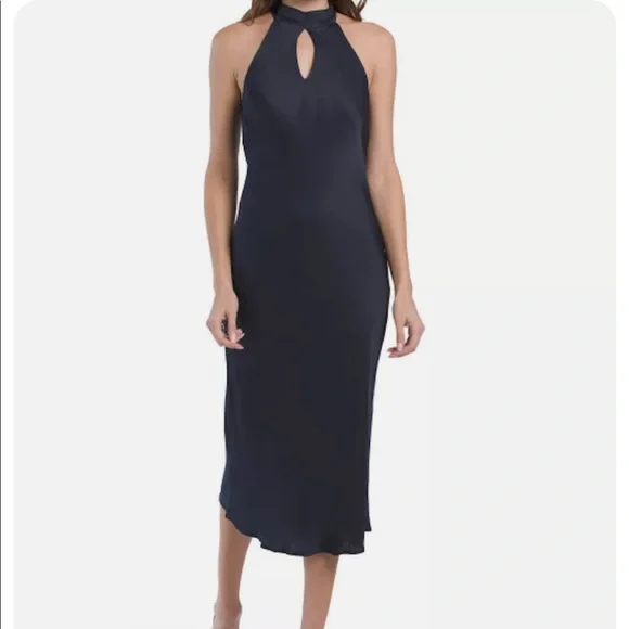 young fabulous and broke halter dress NWT Young Fabulous & Broke Lou Lou Dress in Navy Size S